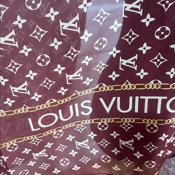 (( not authentic))NEW❤️LV Chiffon Shawl - Picture 5 of 17